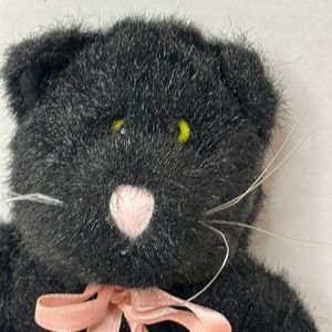 The Boyd’s Collection Black Cat Green Eyes VTG Stuffed Animal Plush Halloween